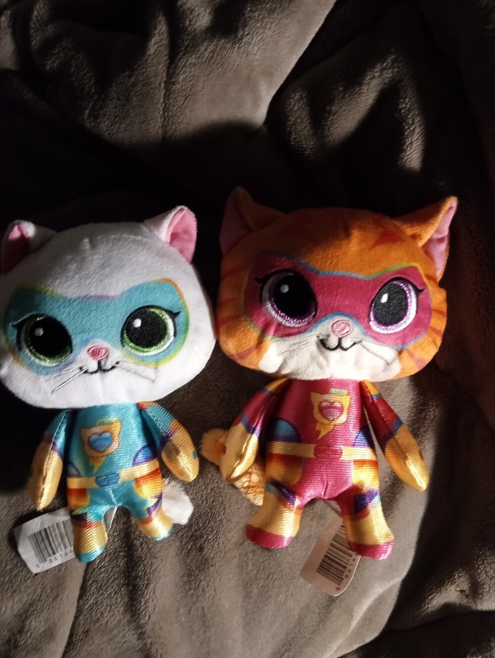 Disney Junior Super Kitties 6.5" Plush BITSY & GINNY Kitten Cat Stuffed Animal